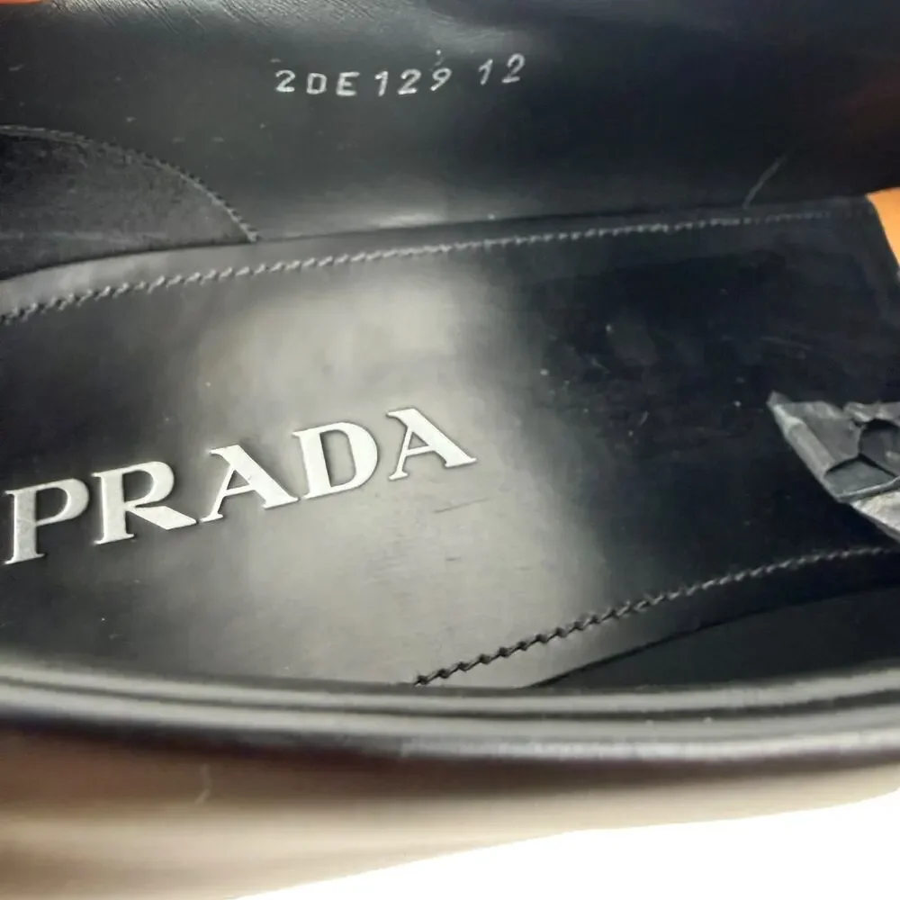 Prada brushed leather